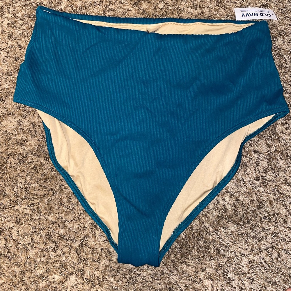 New with tags teal color old navy  X-Large swim bottoms